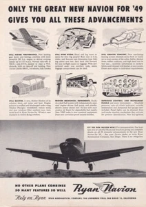 1949 Navion Aircraft ad 12/20/2023s - Picture 1 of 1