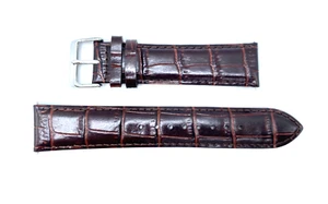 Authentic Invicta Specialty 22314-A Brown Leather 22MM Watch Band - Picture 1 of 3