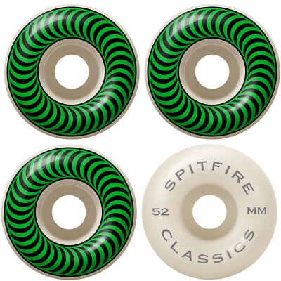 Ruedas de skate SPITFIRE 52mm ¡CLÁSICAS BARATAS! Verde Foto 1 de 3