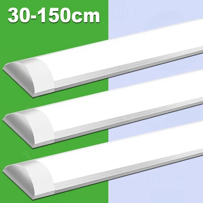 LED Feuchtraumleuchte Wannenleuchte 30/60/90/120/150cm Keller Werkstattlampe - Bild 1 von 4