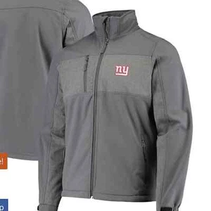 NFL New York Giants Full-Zip Graphite Jacket - Picture 1 of 8