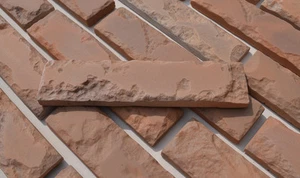 Concrete Molds ANTIQUE BRICK VENEER Plaster Wall Brick Tiles Set 24 pcs W08 - Picture 1 of 8