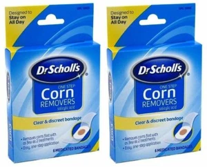 Dr. Scholl's One Step Corn Remover Salicylic Acid Medicated Bandages 6ct 12 Pack - Picture 1 of 2