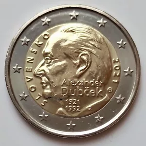 Slovakia 2 euro 2021 Dubcek (#8100) - Picture 1 of 2