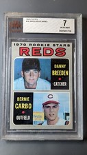 1970 Topps #36 Reds Rookies BVG 7 NM DANNY BREEDEN BERNIE CARBO