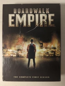 HBO Boardwalk Empire Complete First Season 5 Discs DVD W/ 6 MOVIE POST CARDS - Picture 1 of 12