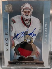 ANDREW HAMMOND 2014-15 Upper Deck The Cup Rookie Patch Auto 240/249