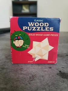 Classic Wooden Puzzles Solid Wood Game Pieces Hatch Age 8+ Brand New - Picture 1 of 12