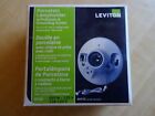 Leviton 9726 Porcelain Lampholder w/Pullchain & Grounding Outlet 15A 125V NIB