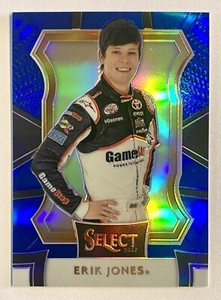 2017 Select Erik Jones Blue Holo Prizm Refractor Rookie SP GRANDSTAND RC /199