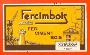 ST-ANDRÉ-LEZ-LILLE ( 59 ) BUVARD / BLOTTING PAPER / ETS CH. BYGODT / FERCIMBOIS - Picture 1 of 2