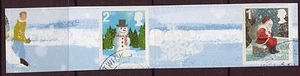 CARTOR DE NAVIDAD DE GRAN BRETAÑA 2006, PAR DE LITOGRAFÍAS BIEN USADO - Imagen 1 de 1