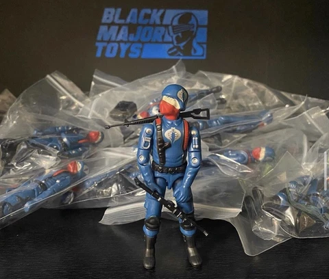 Gi Joe Black Major Elite Red Mask Viper Pilot lot of 10 Cover