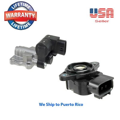 SET OF IDLE AIR CONTROL + TPS Fits:CHEVROLET PRIZM 1998-2002 TOYOTA COROLLA - Image 1 of 4