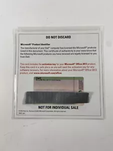 Microsoft Office Home and Business 2013 Full Version Activation Key Card No CD - Picture 1 of 1