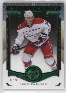 2015-16 Upper Deck Artifacts Emerald /99 John Carlson #40