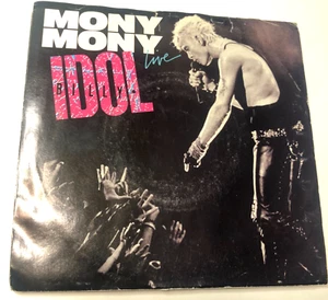 Billy Idol 7" 45 Record & Picture Sleeve Mony Mony (Live) / Shakin All Over (L - Picture 1 of 5