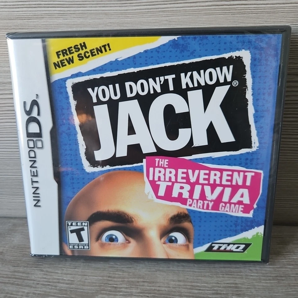 You Don't Know Jack The Irreverent Trivia Party Game Nintendo DS 2011 Sealed New - Image 1 of 4