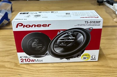 PIONEER 420W TOTAL 4 INCH 10cm 3way CAR/VAN DOOR/SHELF COAXIAL SPEAKERS TSG1030F - Image 1 of 2