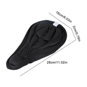 Mountain Bike 3D Saddle Cover Thick Breathable Super K7G4 Soft Cush S0K5 C7C9 - Zdjęcie 1 z 17