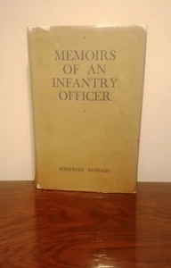 Memoirs Of An Infantry Officer Siegfried Sassoon Great War WW1 1st Edition Dust - Picture 1 of 4