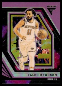 2022-23 Flux Supernova #96 Jalen Brunson 18/75 New York Knicks