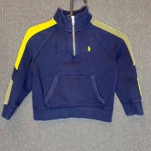 Polo Ralph Lauren Sweatshirt Youth 4 Blue Pullover Embroidered Casual Preppy  - Picture 1 of 9