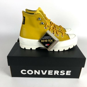 gold converse boots