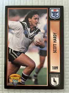 NRL 1994 S2 Dynamic Trading Card #109 Scott Hardy - Western Suburbs Magpies - Picture 1 of 2