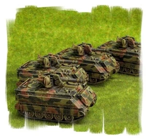 Painted! -  US VADS AA Platoon (4 vehicles) - 15mm WW3 - Team Yankee - Picture 1 of 2