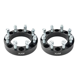 2Pcs 1.5" 8x170 to 8x6.5 Black Wheel Spacers Adapters For Ford F-250 Excursion - Picture 1 of 12