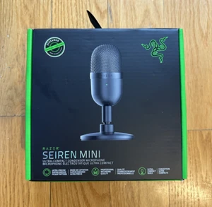 RAZER SEIREN MINI ULTRA-COMPACT CONDENSER MICROPHONE STREAMER CERTIFIED - NEW - Picture 1 of 6