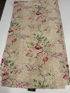 Vintage Ralph Lauren Chinese Roses Shower Curtain Cotton Made in India Rare ! - Picture 1 of 6