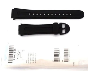 CORREA RELOJ CASIO ORIGINAL: 10202335 W-210 Resina Negra - Imagen 1 de 5