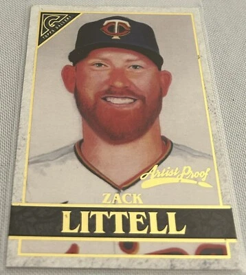2020 Topps Gallery Baseball Zack Littell Minnesota Twins Artist Proof #133 - Image 1 of 3