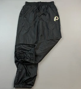 Vintage Washington Redskins Pants Mens Large Fleece Lined Ankle Zip Windbreaker - Picture 1 of 18