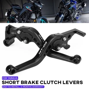 Palancas de embrague de freno cortas para Yamaha MT-03 MT03 MT-25 MT25 2015-2025 MT 03 MT 25 - Imagen 1 de 19
