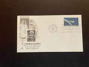 USA, NASA, Project Mercury, John Glenn, FDC 1962, Sc #1193, Crisp! - Picture 1 of 2