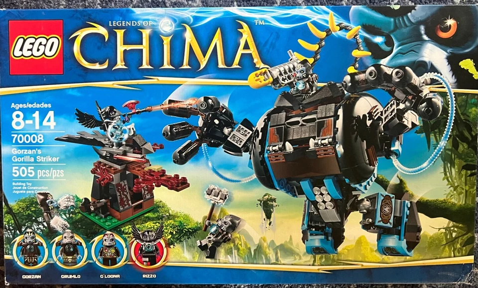 LEGO LEGENDS OF CHIMA: Gorzan's Gorilla Striker (70008) COMPLETE Pre Owned - Image 1 of 1