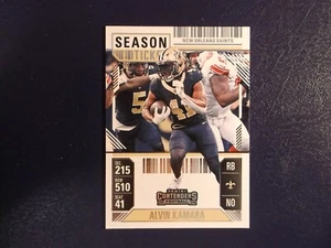 2024 Panini Contenders Season Ticket Alvin Kamara Card # 71 - Bild 1 von 2