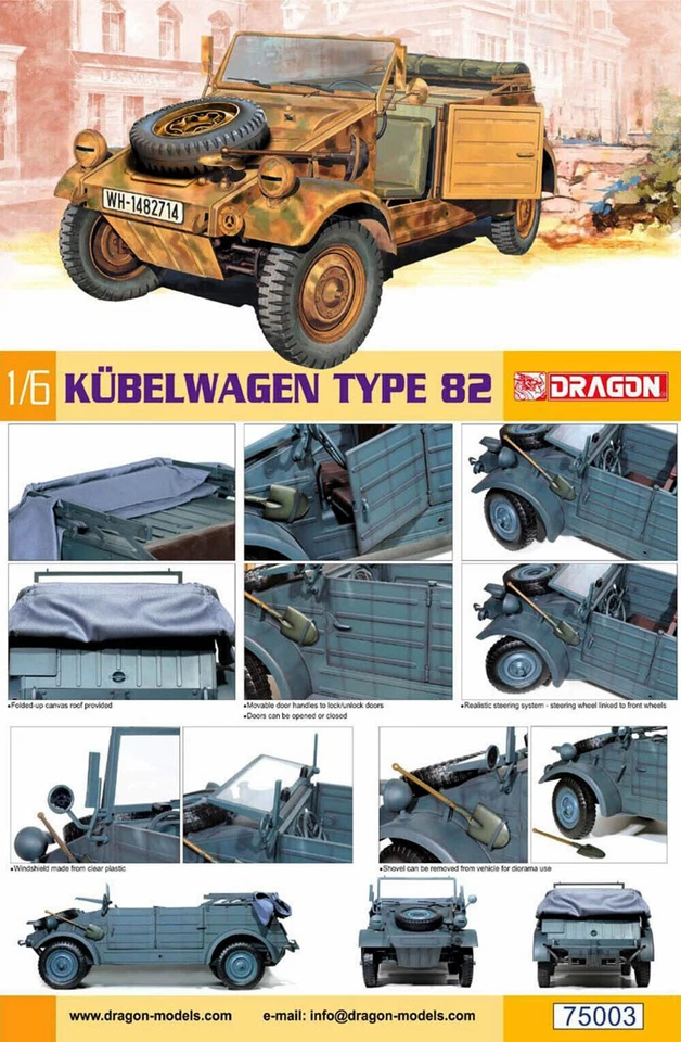 DR75003 _V DRAGON 1/6 Kübelwagen Type 82 - Bild 1 von 1