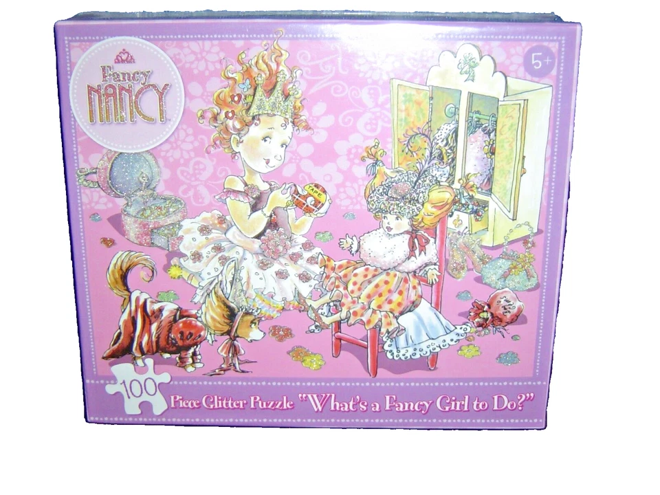 Блестящая головоломка BRIARPATCH 2007 Fancy Nancy «What's a Fancy Girl to Do» 100 шт. - Изображение 1 из 1