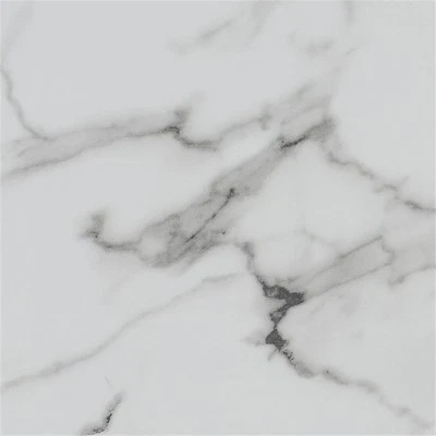 Mesa consola de pasillo de madera Northfield de mármol sintético blanco Convenience Concepts Foto 1 de 4