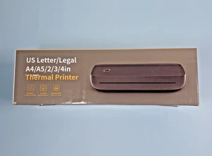 US Letter Legal A4 A5 2 3 4 in Thermal Printer Portable A80 - Picture 1 of 4