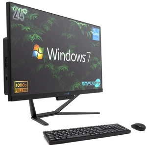 AIO ALL IN ONE i7 24" 8GB 240GB FULL HD WIN7 PC FESTNETZ COMPUTER DESKTOP BÜRO - Bild 1 von 12