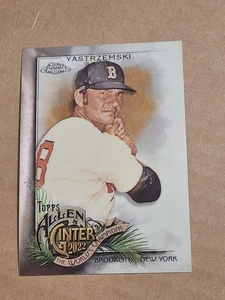 2022 CARL YAZ YASTRZEMSKI TOPPS CHROME ALLEN AND GINTER BASEBALL CARD #144 SOX - Bild 1 von 2