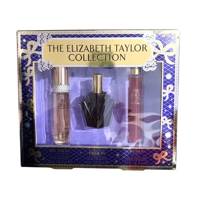 The Elizabeth Taylor Collection Perfume Set White Diamonds Passion & Night - Image 1 of 4