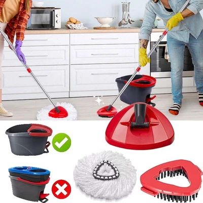 Disco de cabeza de plástico de pieza de base de fregona giratoria de repuesto para kit de fácil escurrido O-Cedar Foto 1 de 4