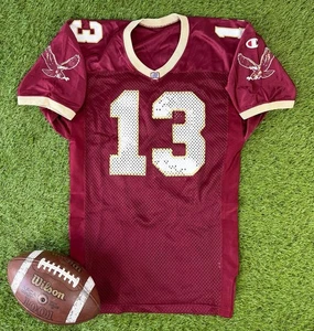 Maglia calcio Boston College Eagles 1995 autentica indossata gioco NCAA campione 42 - Foto 1 di 9