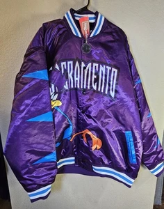 Roadrunner Sacramento Kings Headgear Classics Purple Satin Jacket 7xl🔥🔥🔥🔥 - Picture 1 of 14
